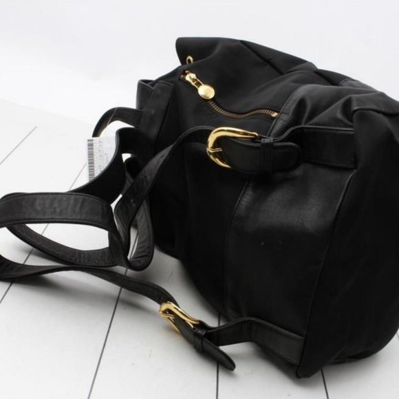 Versace Black Leather Sun Backpack 861079 main image 8